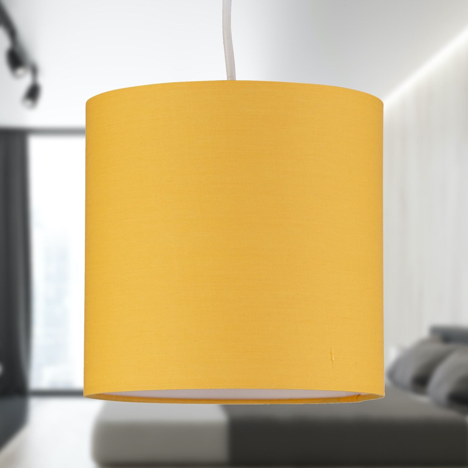 Lámpara de Mesa Moderna Pantalla 17cm Diámetro Tela Pantalla de Luz - Imagen 35 de 43