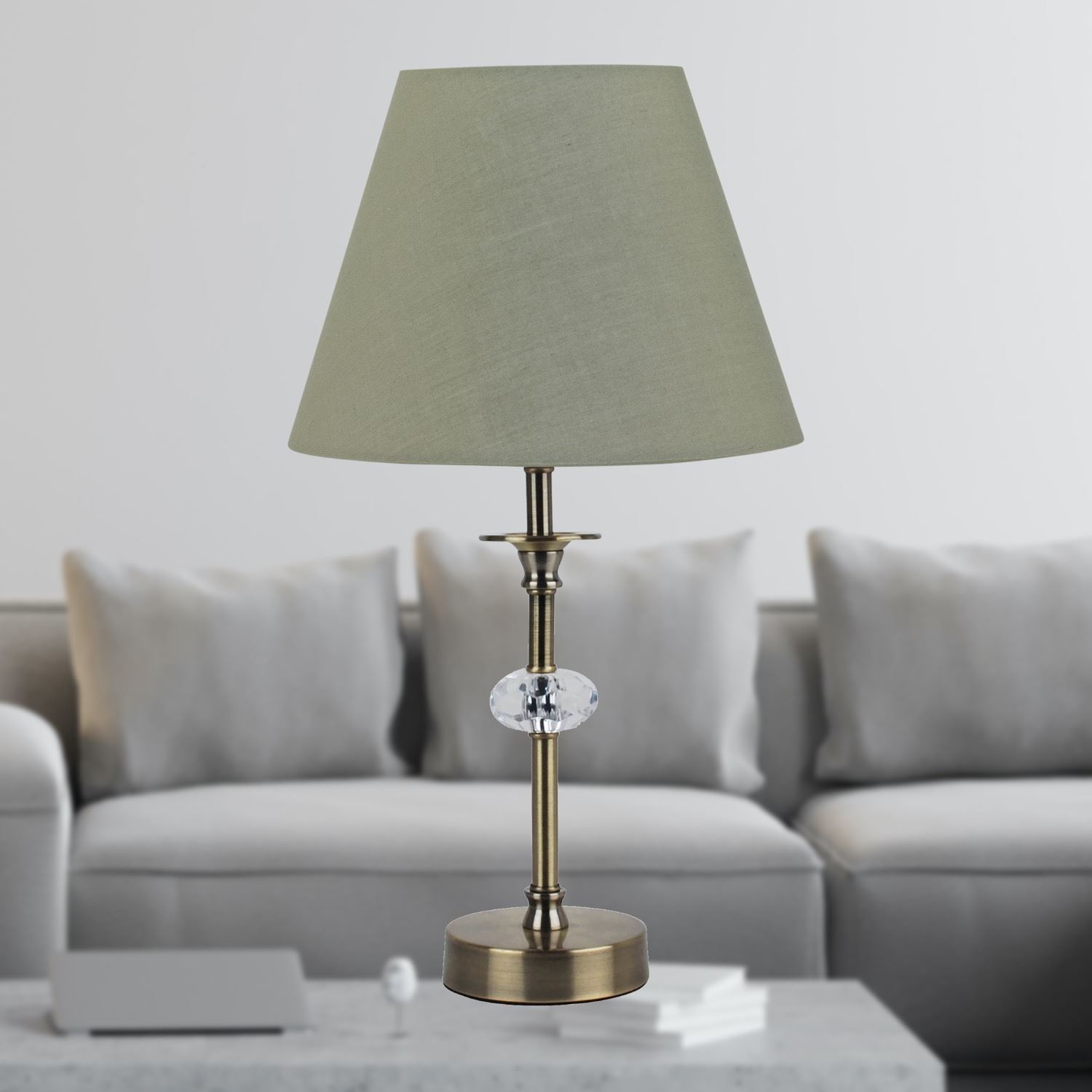 Modern 20cm Tapered Fabric Shades for Table Lamp Bedside Lampshade - Picture 12 of 37