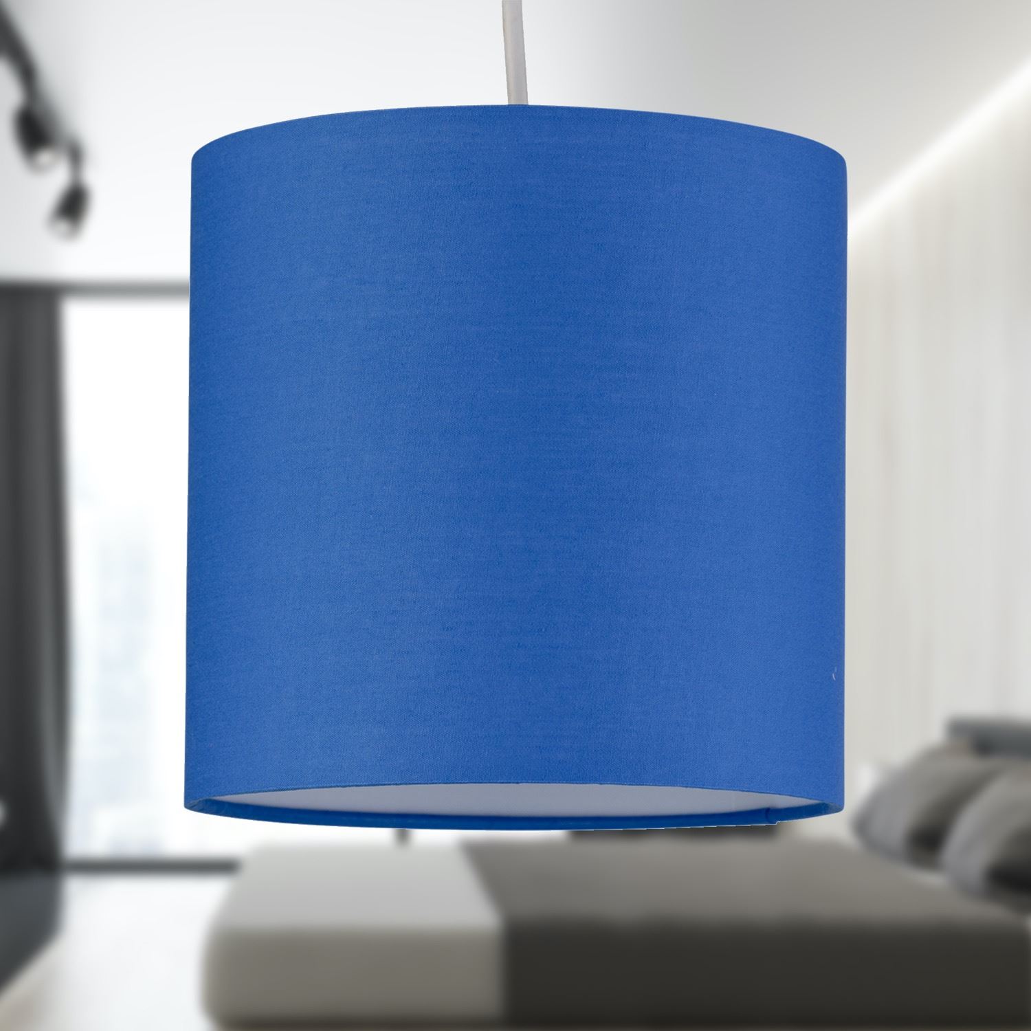 Lámpara de Mesa Moderna Pantalla 17cm Diámetro Tela Pantalla de Luz - Imagen 43 de 43
