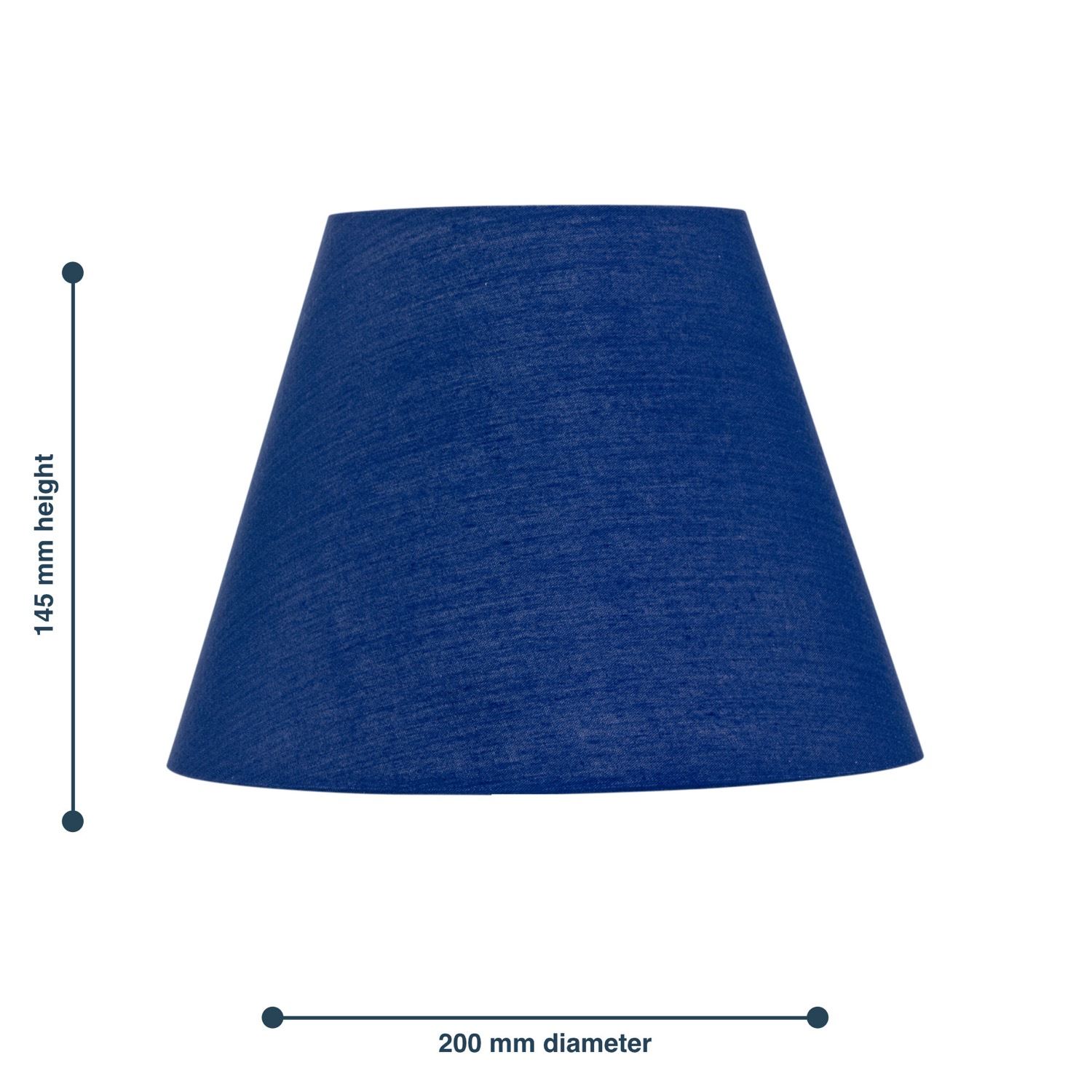 Modern 20cm Tapered Fabric Shades for Table Lamp Bedside Lampshade - Picture 17 of 37