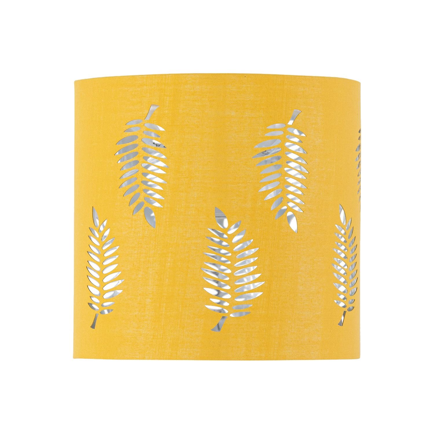 Modern 15cm Table Lamp Shade with Fern Leaf Cut Out Design - Picture 9 of 19