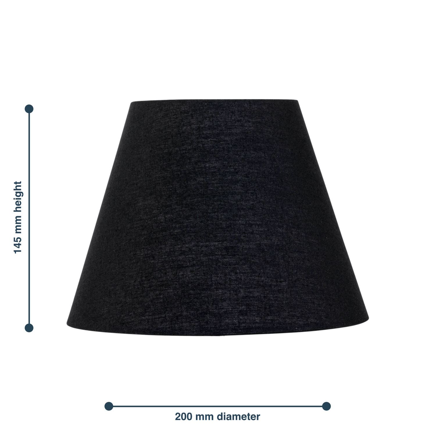 Modern 20cm Tapered Fabric Shades for Table Lamp Bedside Lampshade - Picture 5 of 37
