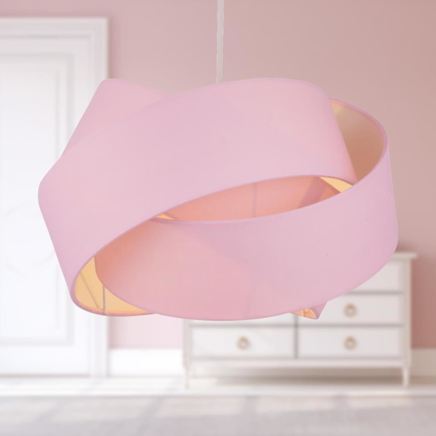 Modern Ceiling Light Shade Easy Fit Pendant Lightshade Layered Twist