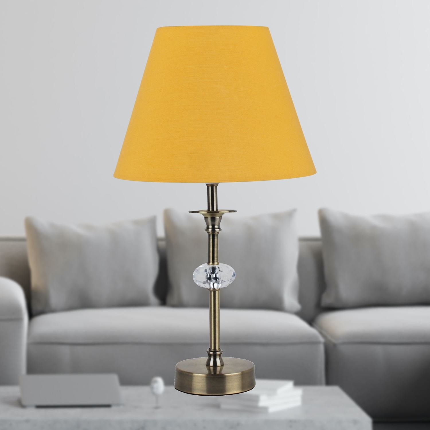 Modern 20cm Tapered Fabric Shades for Table Lamp Bedside Lampshade - Picture 24 of 37