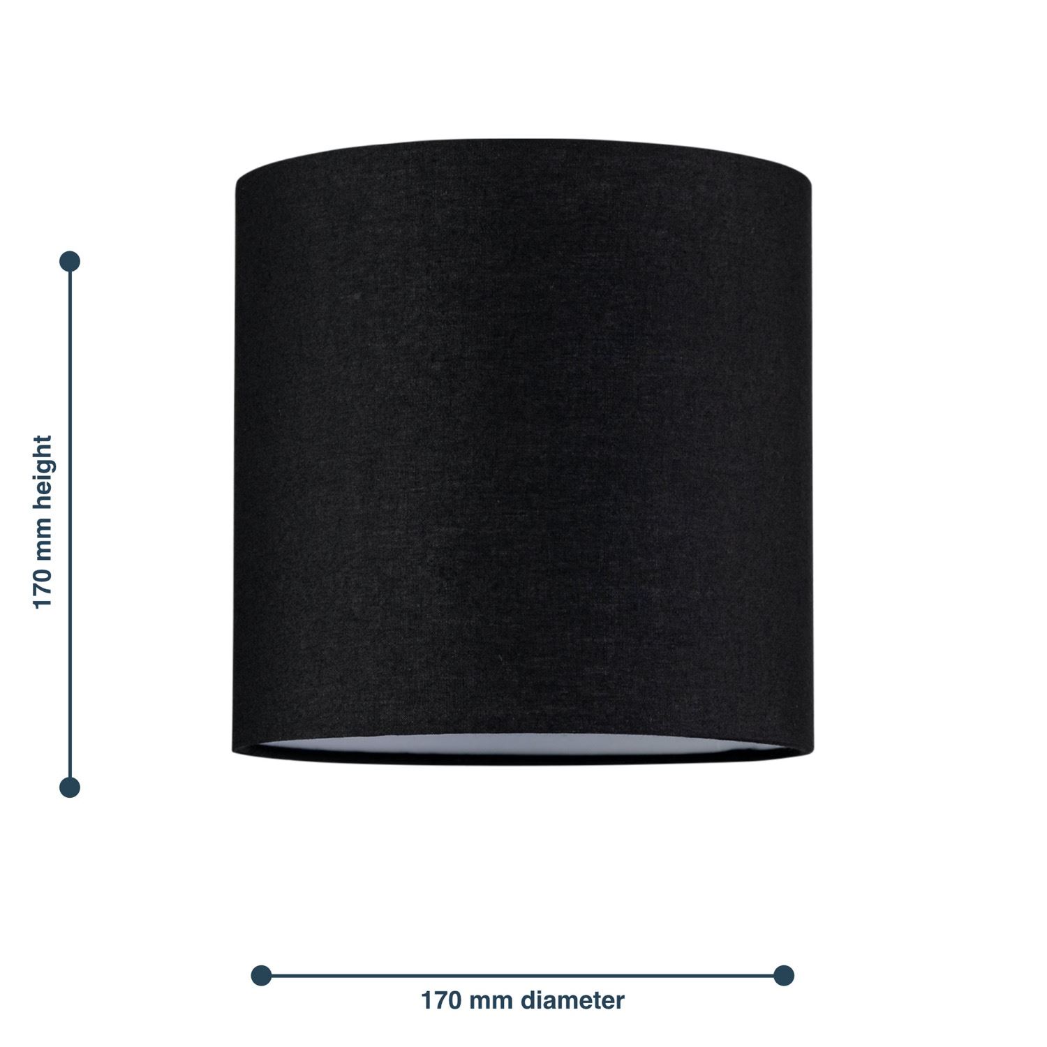 Lámpara de Mesa Moderna Pantalla 17cm Diámetro Tela Pantalla de Luz - Imagen 6 de 43