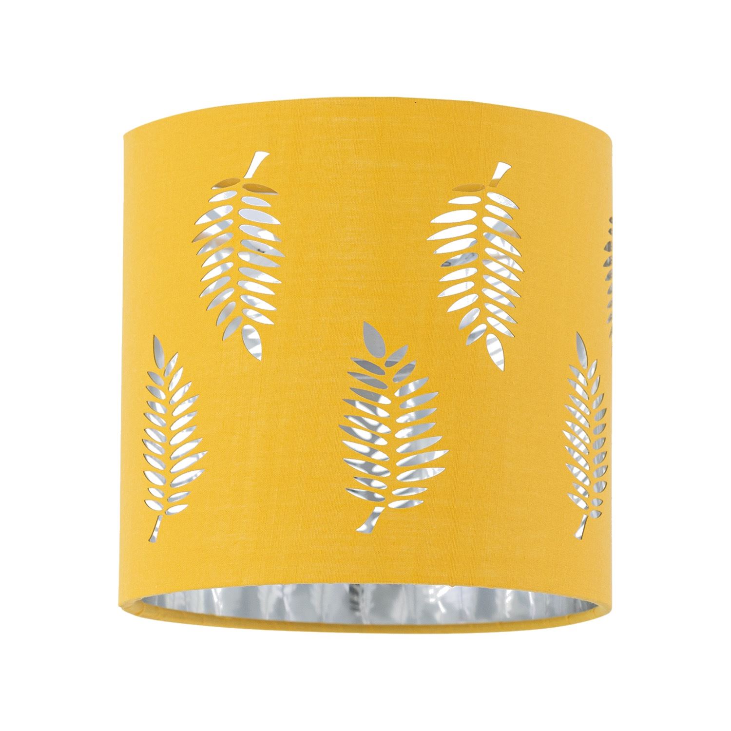 Modern 15cm Table Lamp Shade with Fern Leaf Cut Out Design - Picture 8 of 19