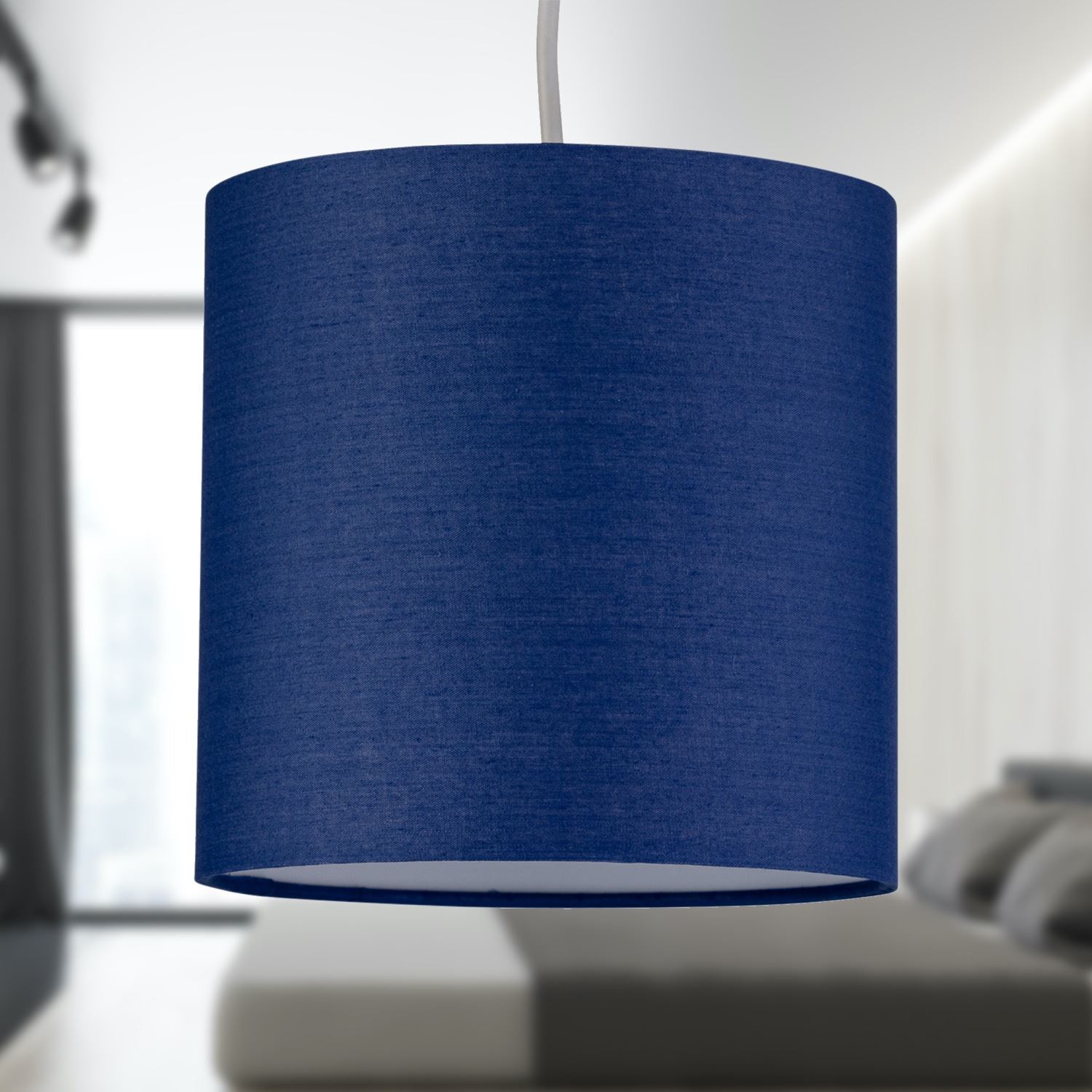 Lámpara de Mesa Moderna Pantalla 17cm Diámetro Tela Pantalla de Luz - Imagen 28 de 43