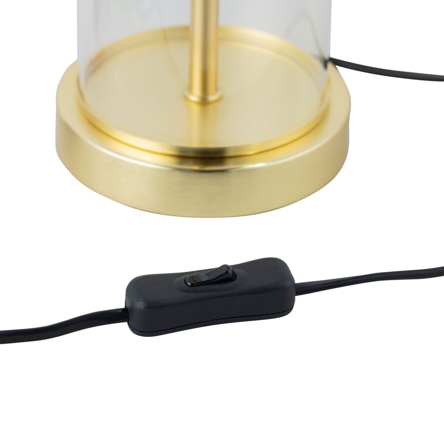 Satin Brass Table Lamp Bedside Light Crushed Velvet Modern Bedroom Home Lighting - Picture 12 of 25