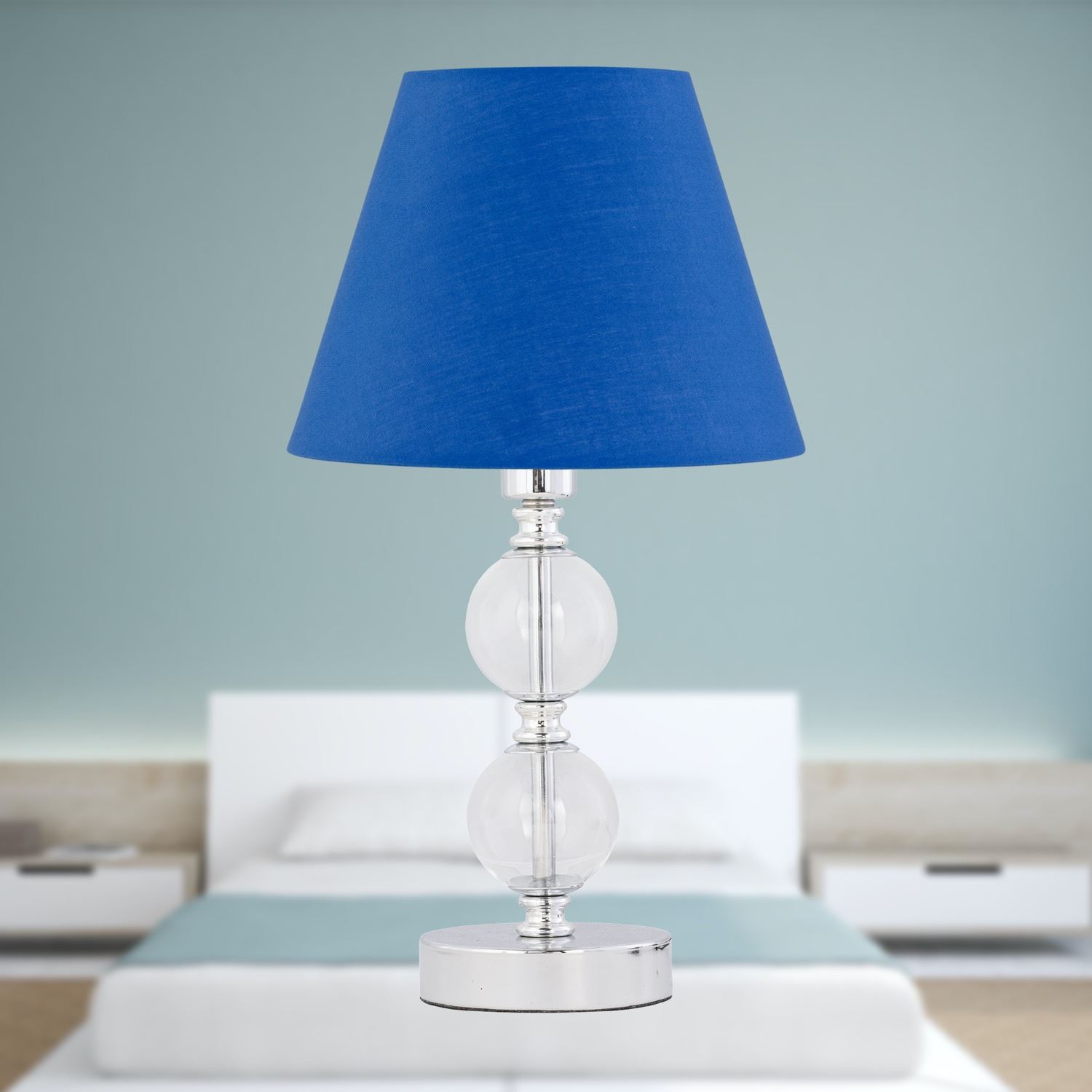 Modern 20cm Tapered Fabric Shades for Table Lamp Bedside Lampshade - Picture 31 of 37