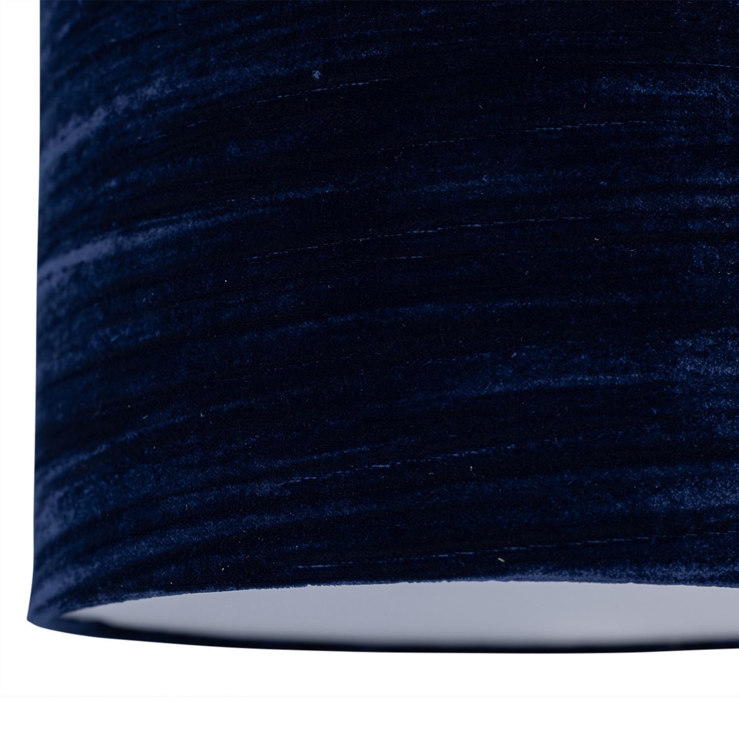 Satin Brass Table Lamp Bedside Light Crushed Velvet Modern Bedroom Home Lighting - Picture 3 of 25