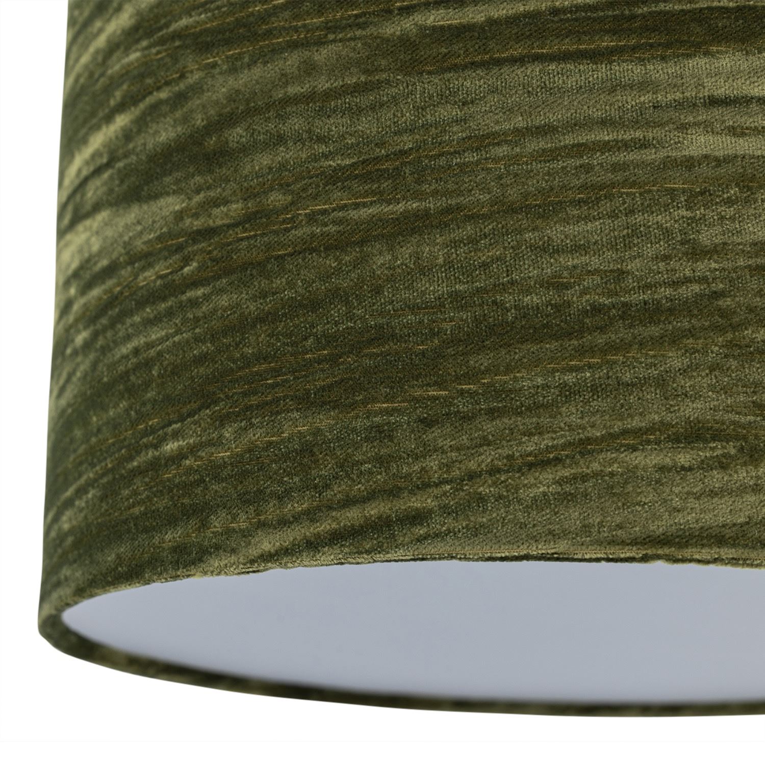 Satin Brass Table Lamp Bedside Light Crushed Velvet Modern Bedroom Home Lighting - Picture 11 of 25