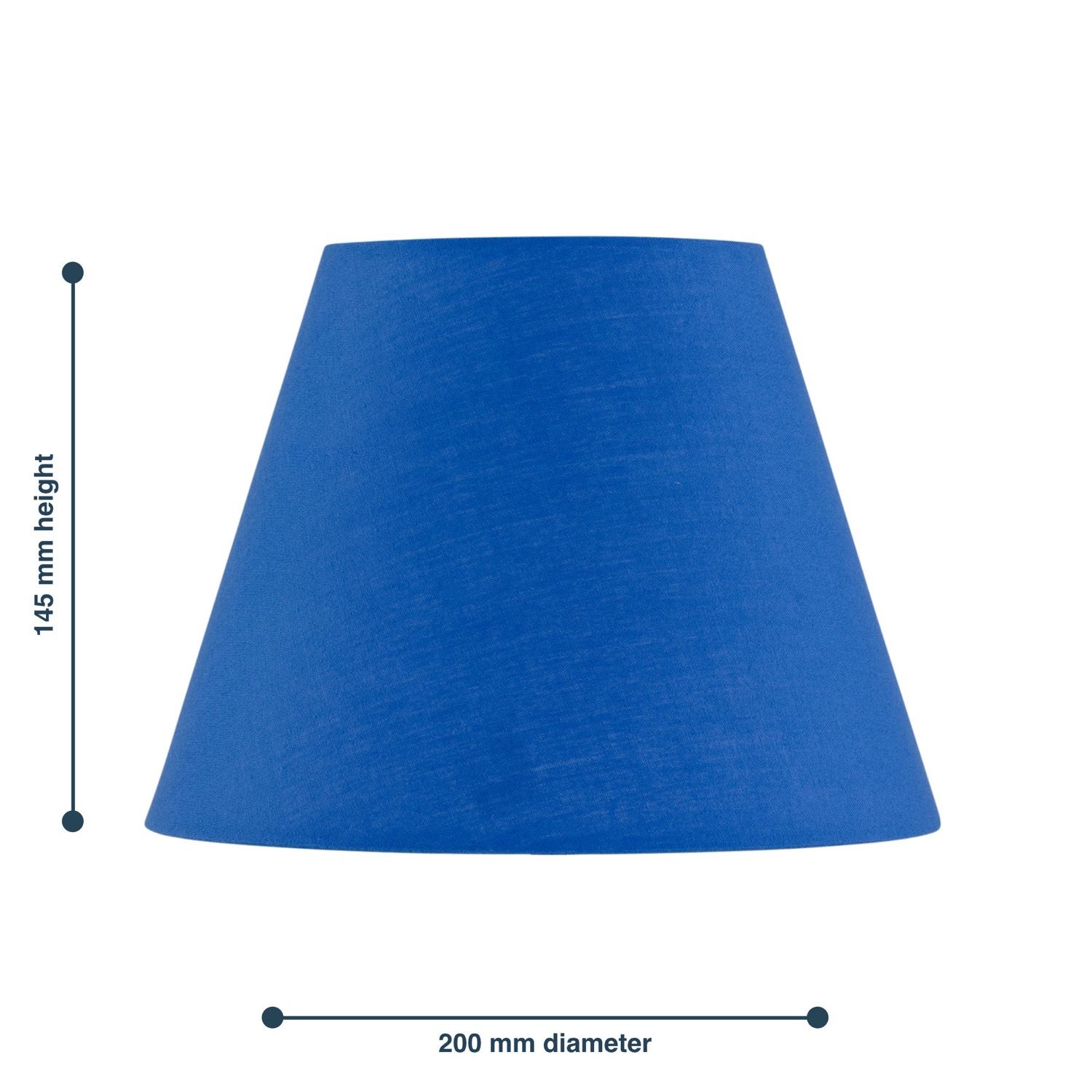 Modern 20cm Tapered Fabric Shades for Table Lamp Bedside Lampshade - Picture 29 of 37