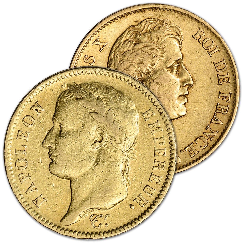France Gold 40 Francs .3734 oz - Random Design - Avg Circ - Random France Gold 40 Francs .3734 oz - Random Design - Avg Circ - Random