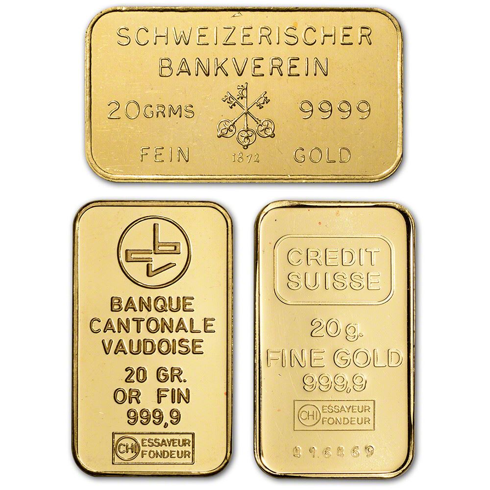 20 gram Gold Bar - Random Brand - Secondary Market - 999.9 Fine | eBay