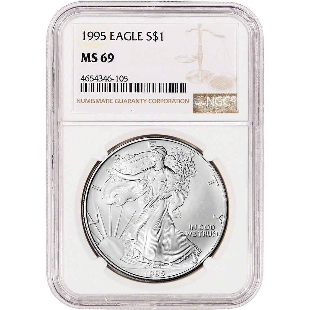 1995 American Silver Eagle Coin - NGC MS69 | eBay