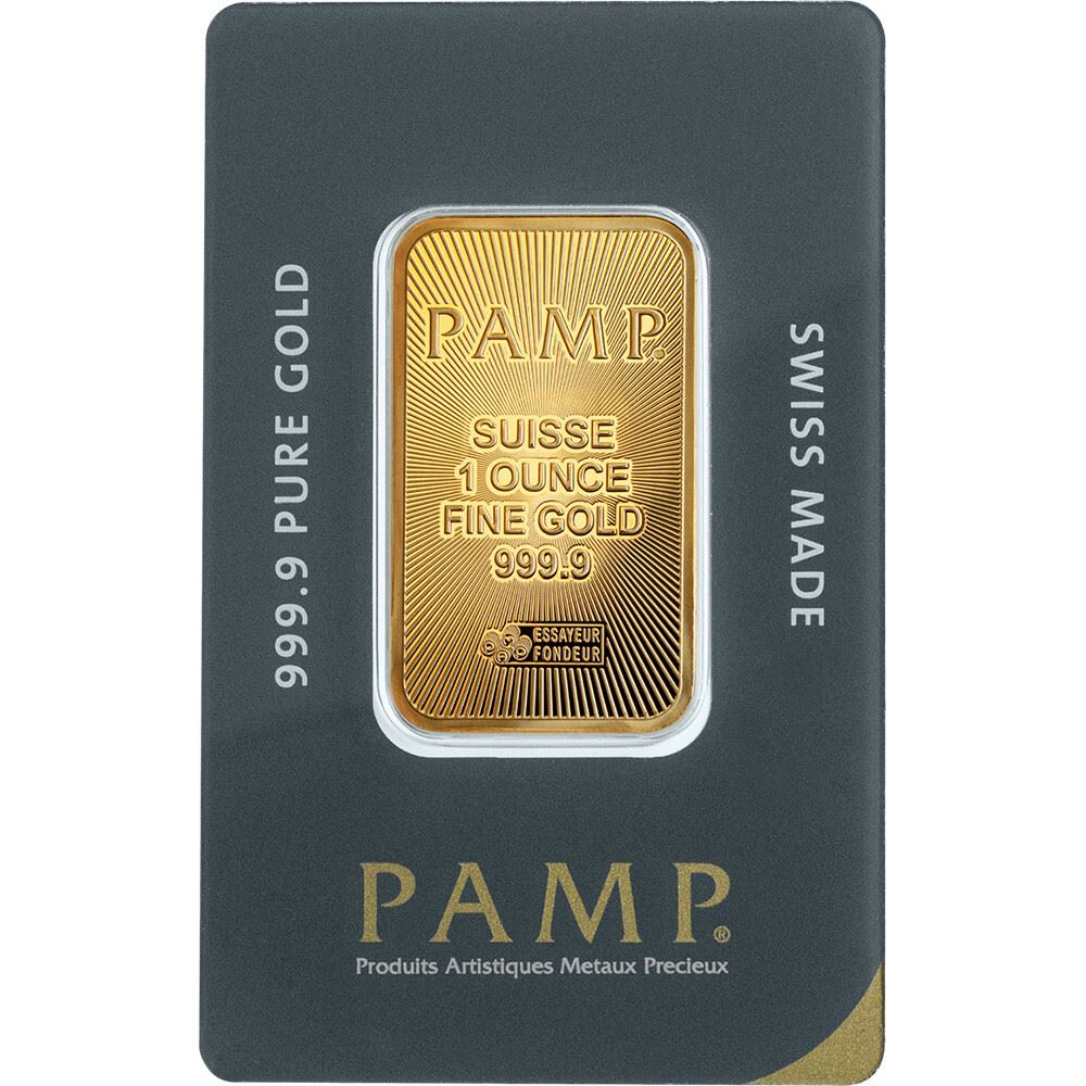 感謝状 3g FINE GOLD 999.9 1 oz Gold Bar - PAMP Suisse - 999.9 Fine in Sealed Assay | eBay