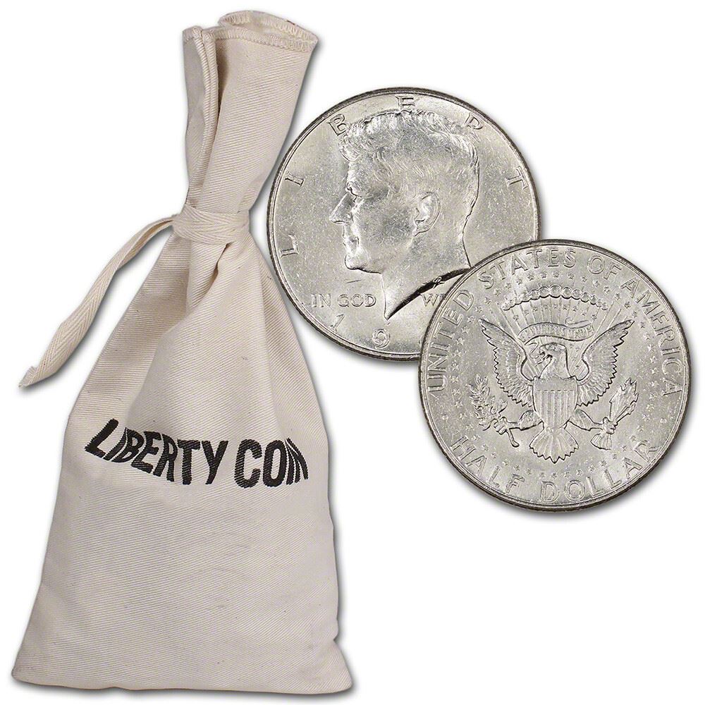 90% Silver 1964 Kennedy Half Dollars - $100 Face Value Bag | eBay