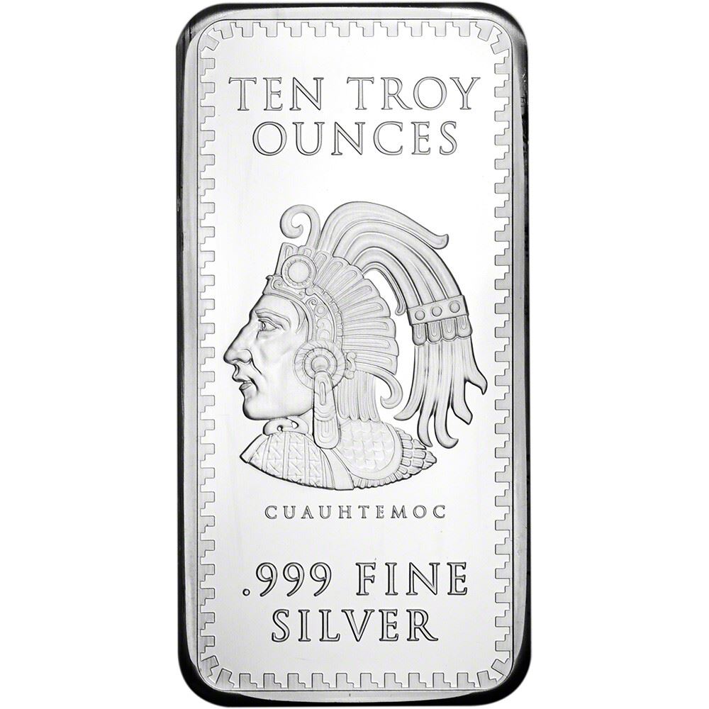 10 oz Golden State Mint Silver Bar Aztec Calendar .999 Fine | eBay