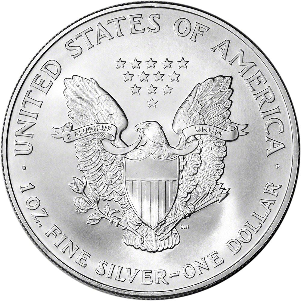 S*）様 世紀末1999 シルバーイーグル銀貨　 MS69 NGC 1999 Silver Eagle - NGC 69