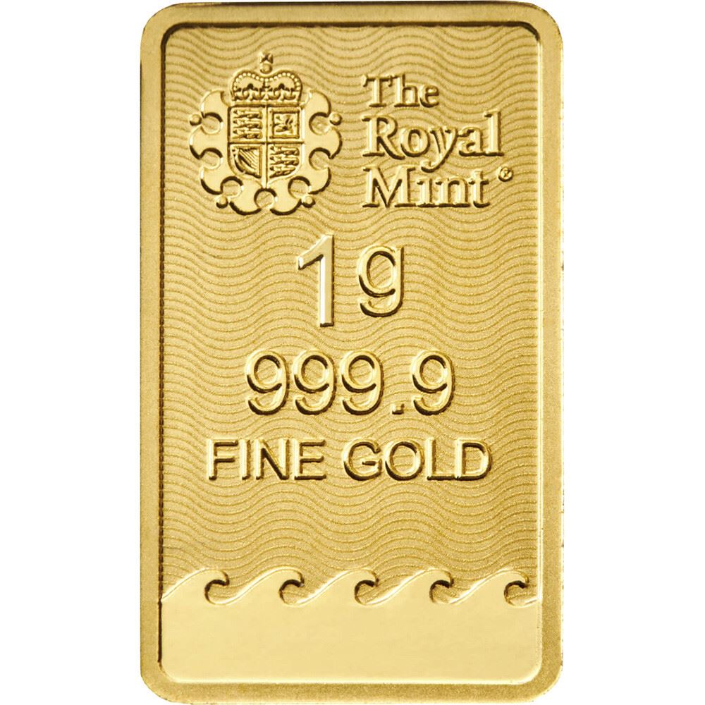 1 gram Gold Bar - Royal Mint Britannia - 999.9 Fine in Assay | eBay