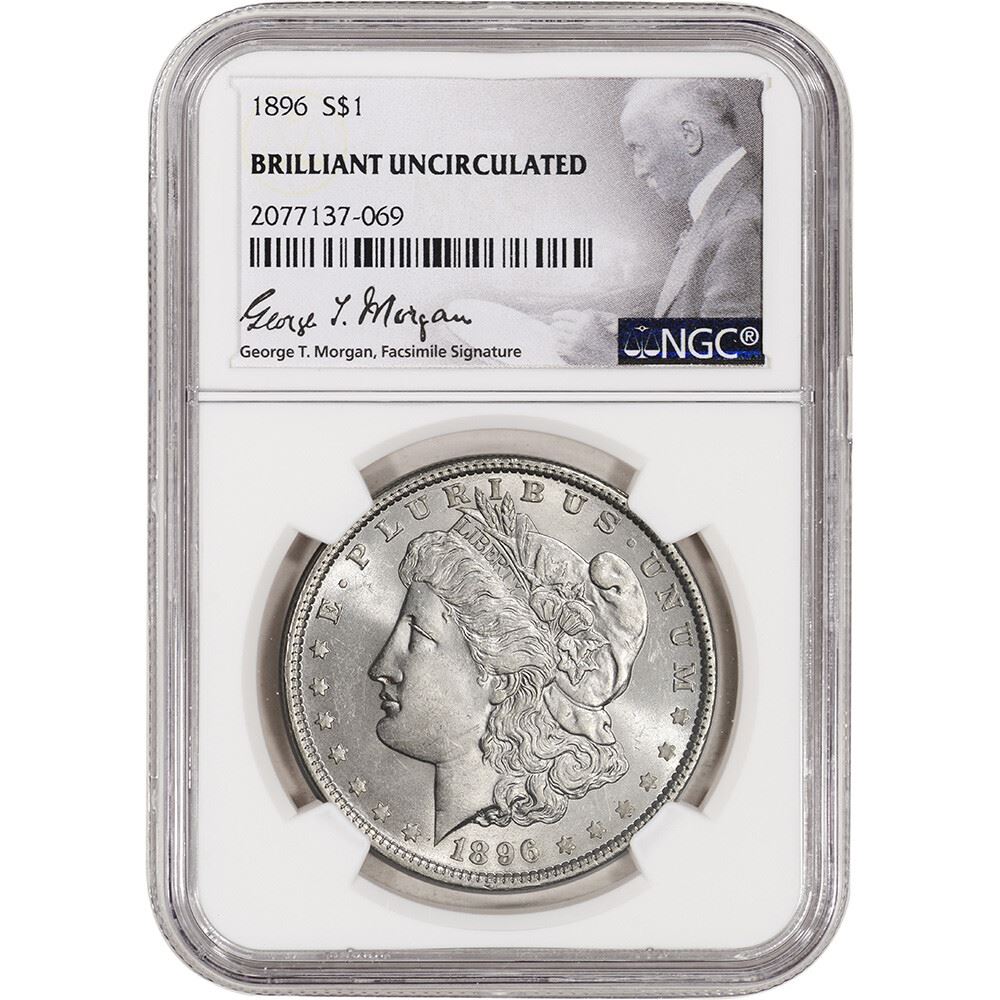 銀製　silver 18本セット 1896 US Morgan Silver Dollar $1 - NGC Brilliant Uncirculated | eBay