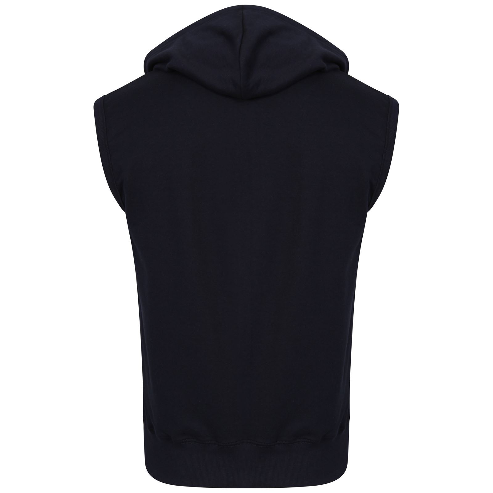 Mens Sleeveless Gym Sweatshirt Premium Summer Gilet Fleece Hoodie Top