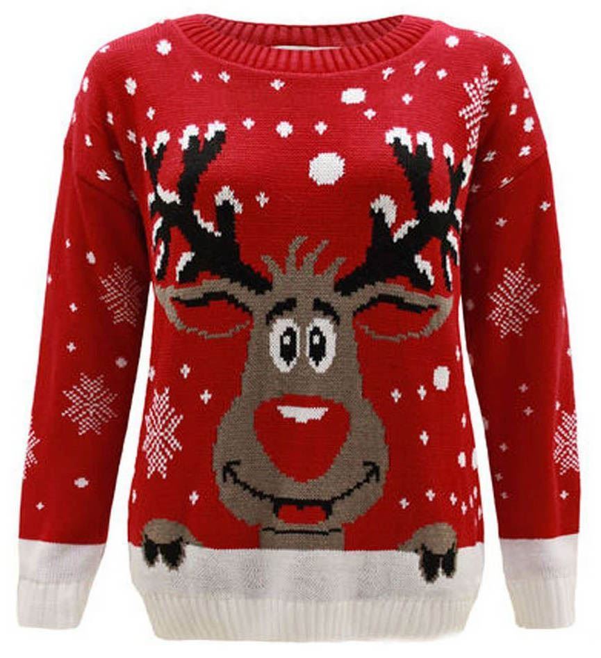 Unisexe Femmes Hommes Rudolph Flocon De Neige Sweater Nouveauté Noël Pull Vintage Sweater Neige Top 17d902 Unisexe Femmes Hommes Rudolph Flocon De Neige Sweater Nouveauté Noël Pull Vintage Sweater Neige Top 17d902