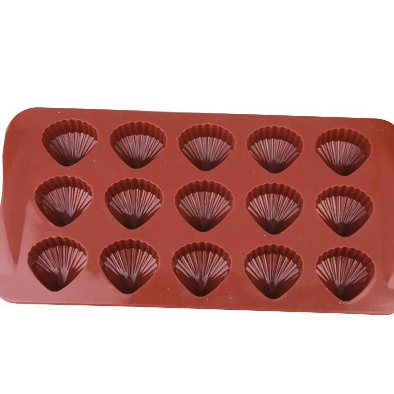 Shell Shape Chocolate Mould, Wax Silicone Mould  by Onlineforu lTD
