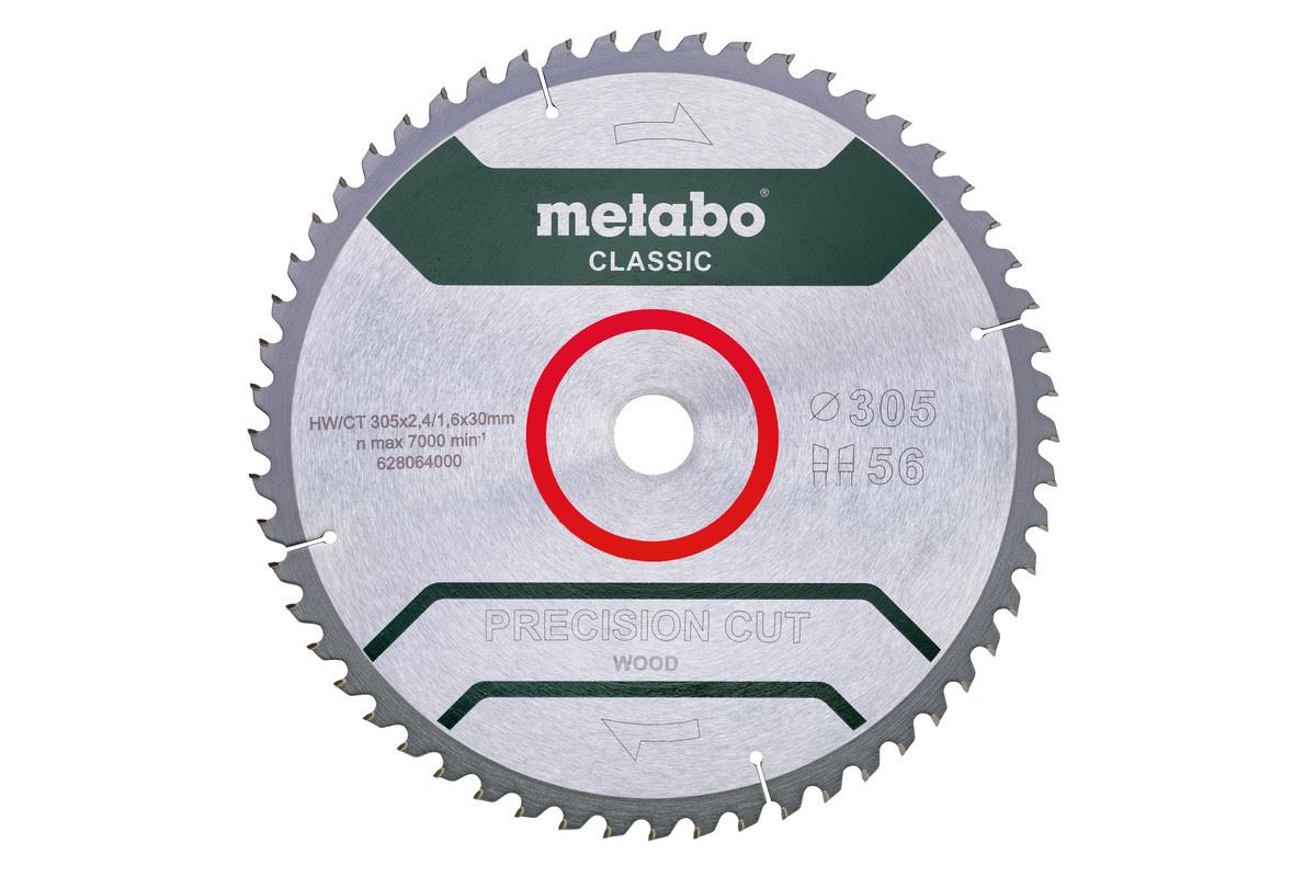 Metabo 305mm x 30mm x 56T Precision-cut Wood Mitre Saw Blade