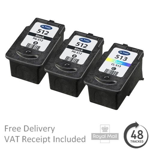 Premium Remanufactured Canon PG-512 & CL-513 High Capacity Ink Cartridges - Picture 6 of 6