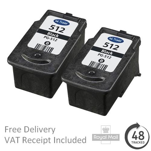 Premium Remanufactured Canon PG-512 & CL-513 High Capacity Ink Cartridges - Picture 5 of 6
