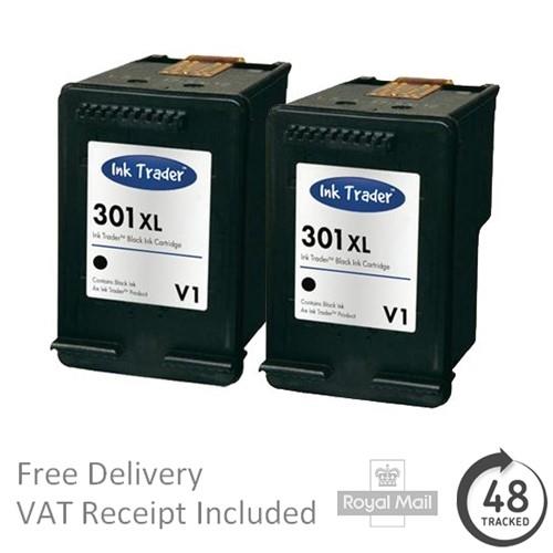 Premium wiederaufbereitete 301XL Schwarz & Farbe Tintenpatronen für HP Drucker - Bild 5 von 6