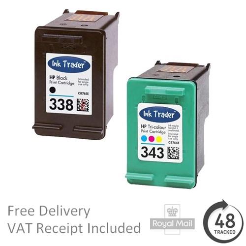 Premium Remanufactured 337 338 339 343 344 Ink Cartridges For HP Printers - Picture 5 of 13