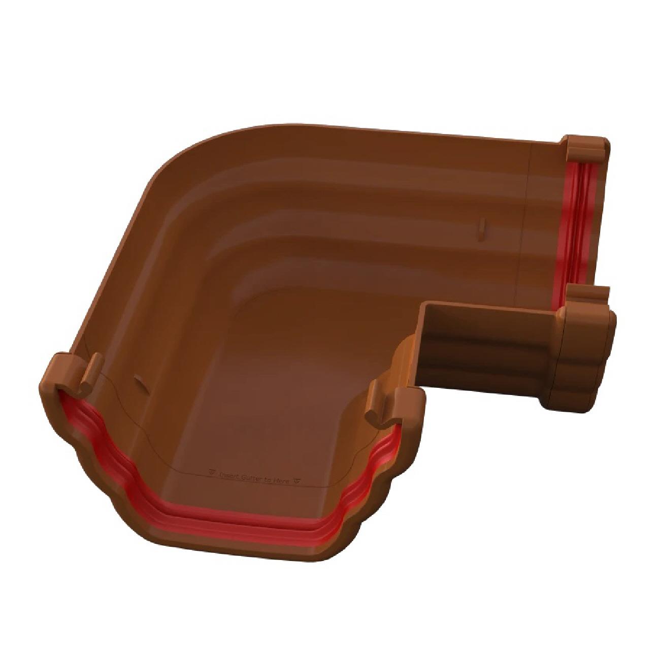 Caramel Ogee 135mm Conservatory Guttering & Downpipe Fittings Freeflow - Picture 10 of 23