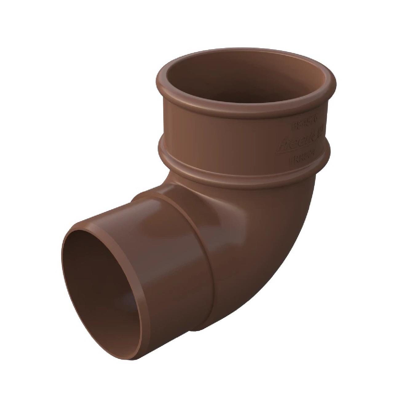 Brown Round 112mm Guttering & Downpipe Fittings, Freeflow Rain Water Systems - Picture 16 of 22