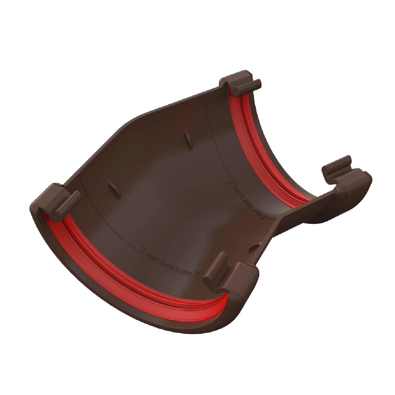 Brown Round 112mm Guttering & Downpipe Fittings, Freeflow Rain Water Systems - Picture 12 of 22