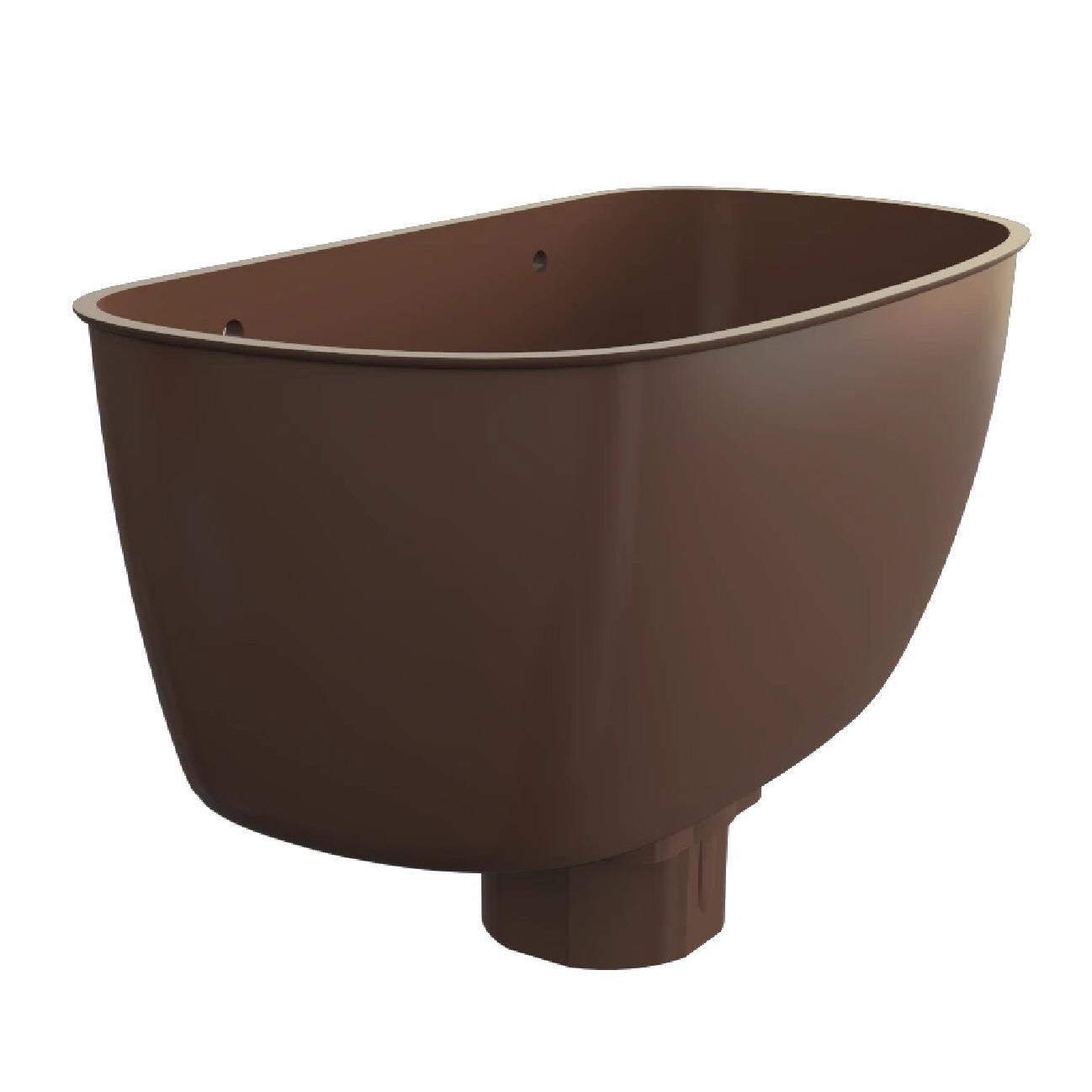Brown Round 112mm Guttering & Downpipe Fittings, Freeflow Rain Water Systems - Picture 22 of 22