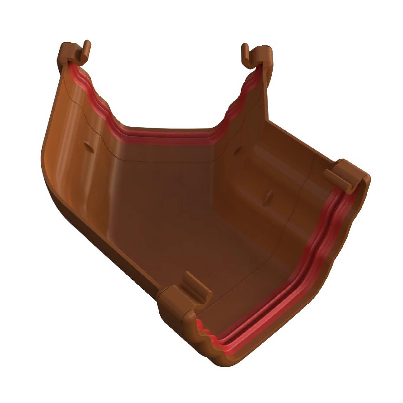 Caramel Ogee 135mm Conservatory Guttering & Downpipe Fittings Freeflow - Picture 11 of 23