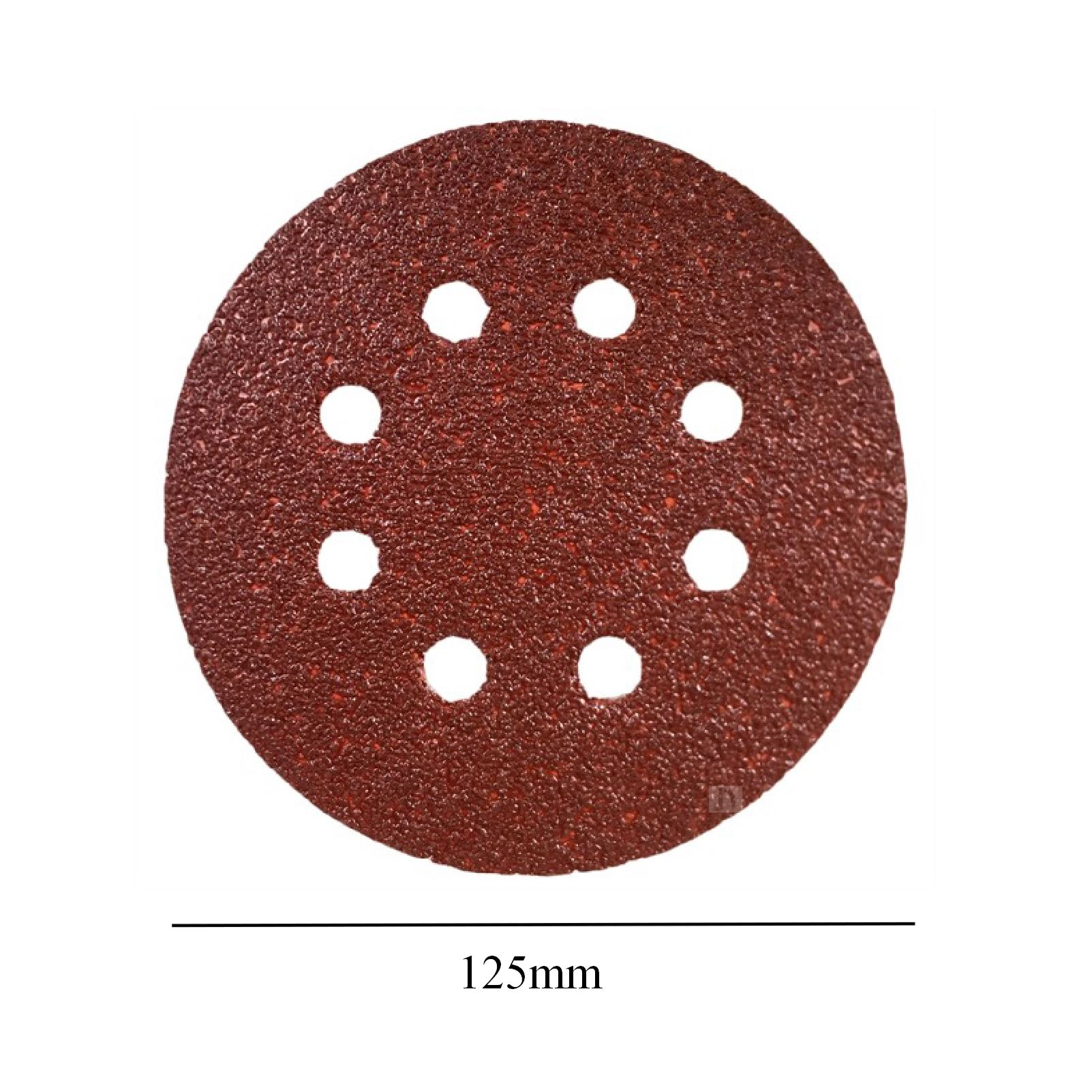 Punched Sanding Discs, Orbital Sander Pads 115mm, 125mm & 150mm / Grit