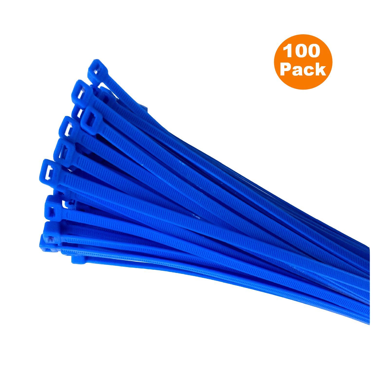 100 x Fluorescent Coloured Nylon Cable Ties 200 x 4.8mm / Extra Strong