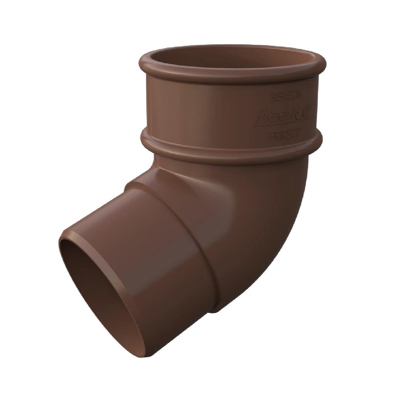 Brown Round 112mm Guttering & Downpipe Fittings, Freeflow Rain Water Systems - Picture 17 of 22