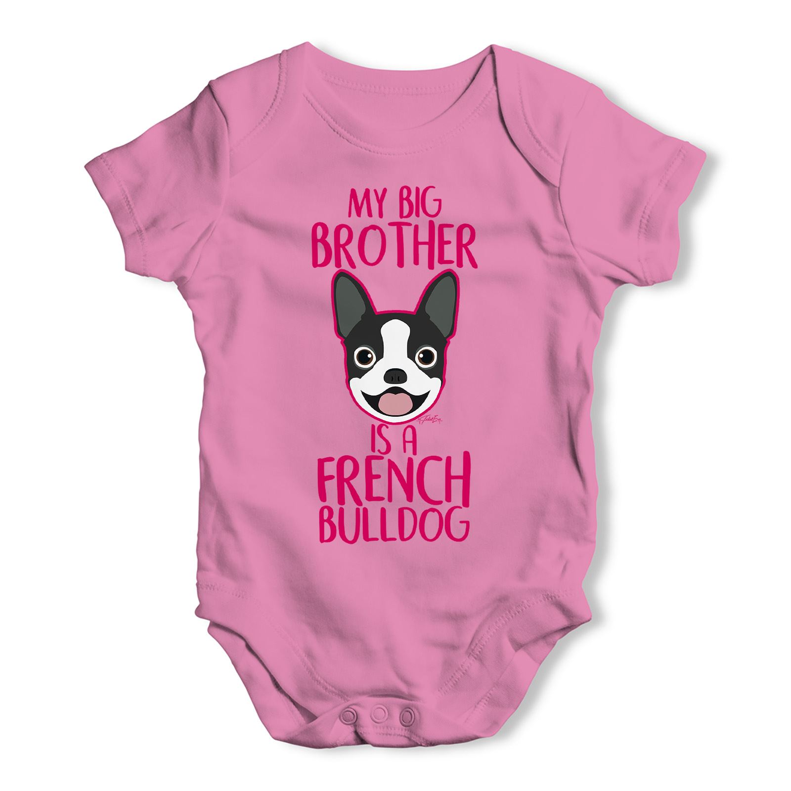 french bulldog baby grow