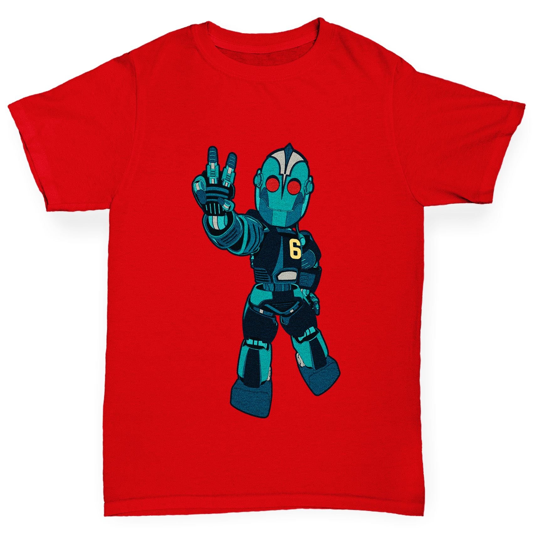 BATCH1 ROBOT COSTUME ALL OVER PRINT HALLOWEEN FANCY DRESS KIDS UNISEX T-SHIRT