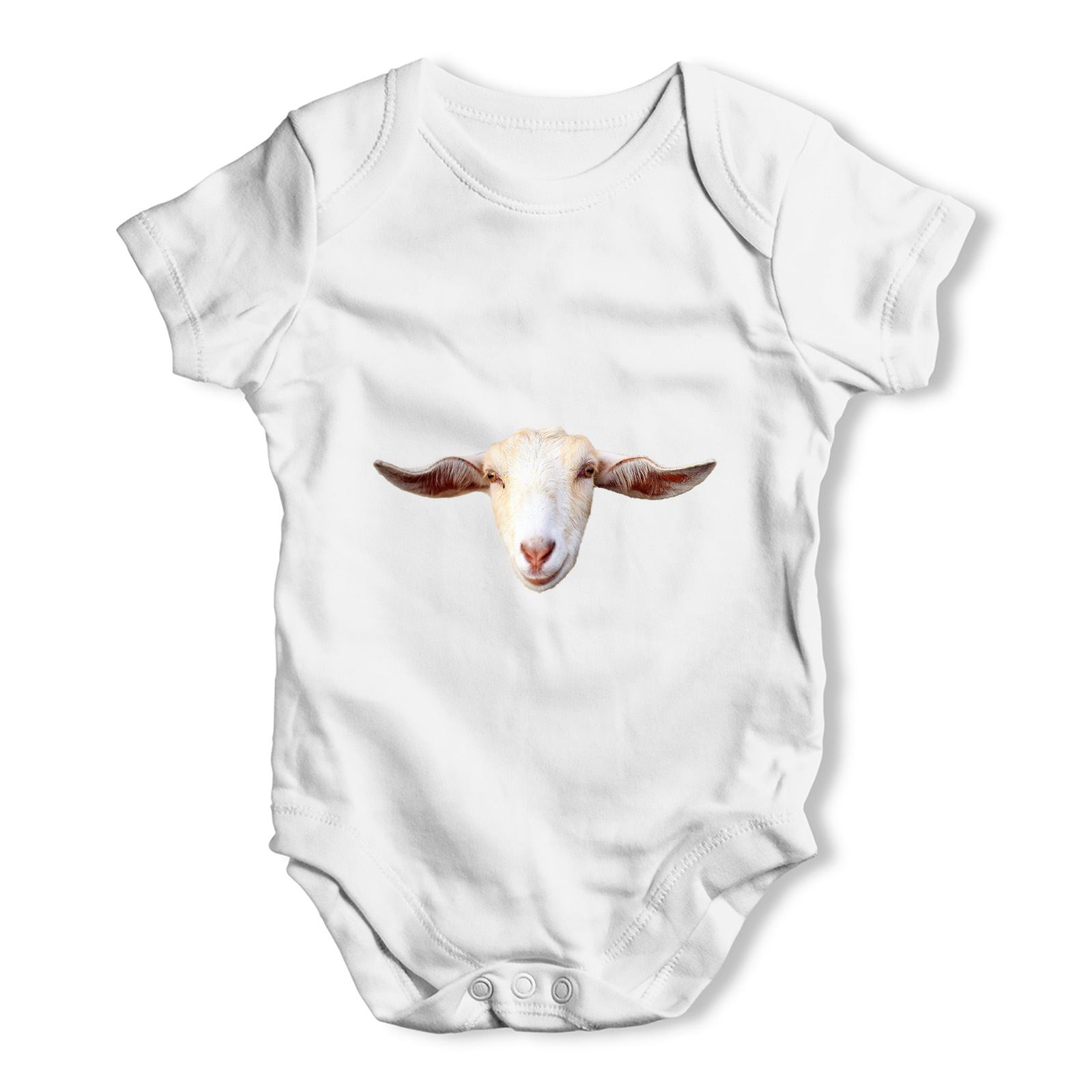 Twisted Envy Goat Head Baby Unisex Funny Baby Grow Bodysuit