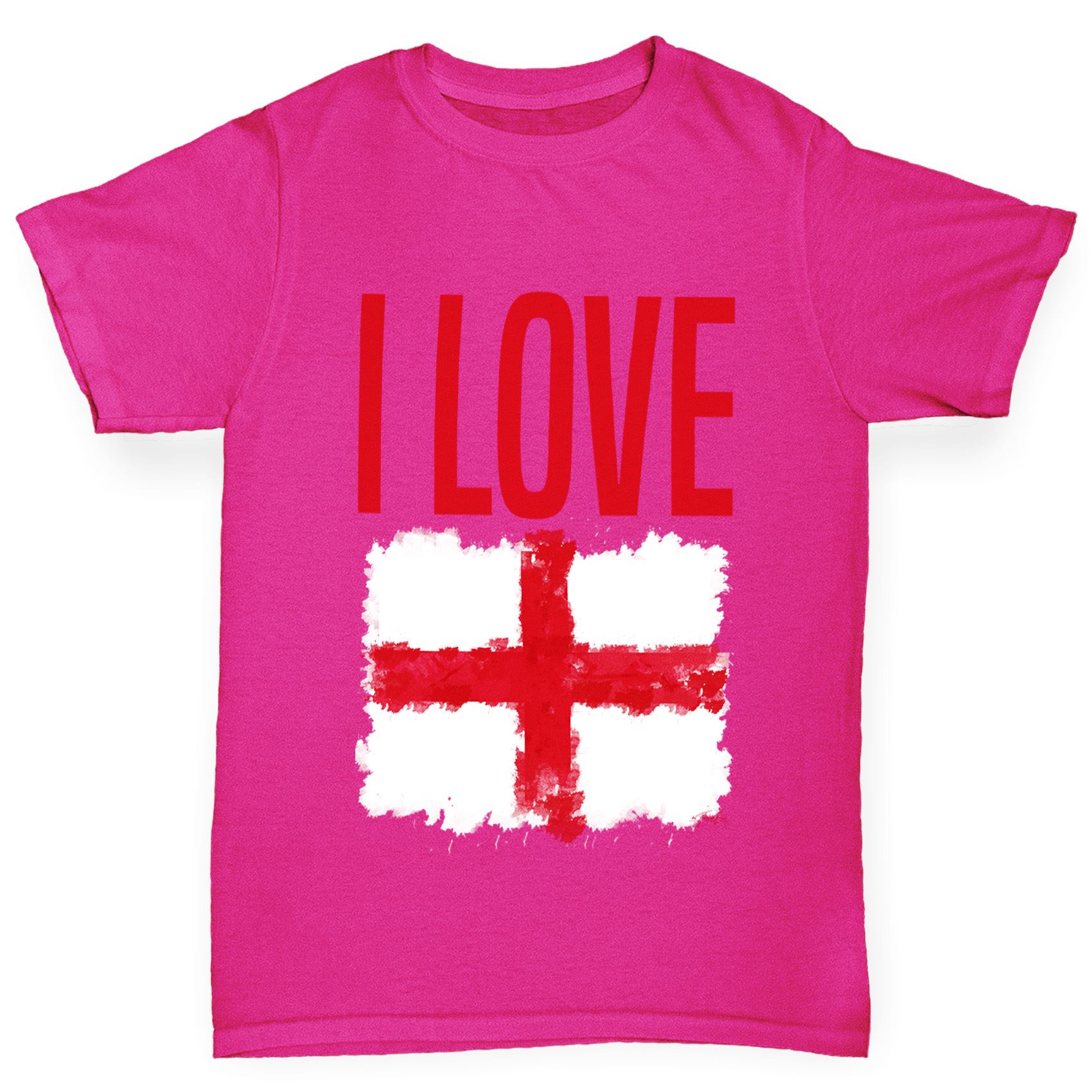 Twisted Envy Girl/'s I Love England T-Shirt