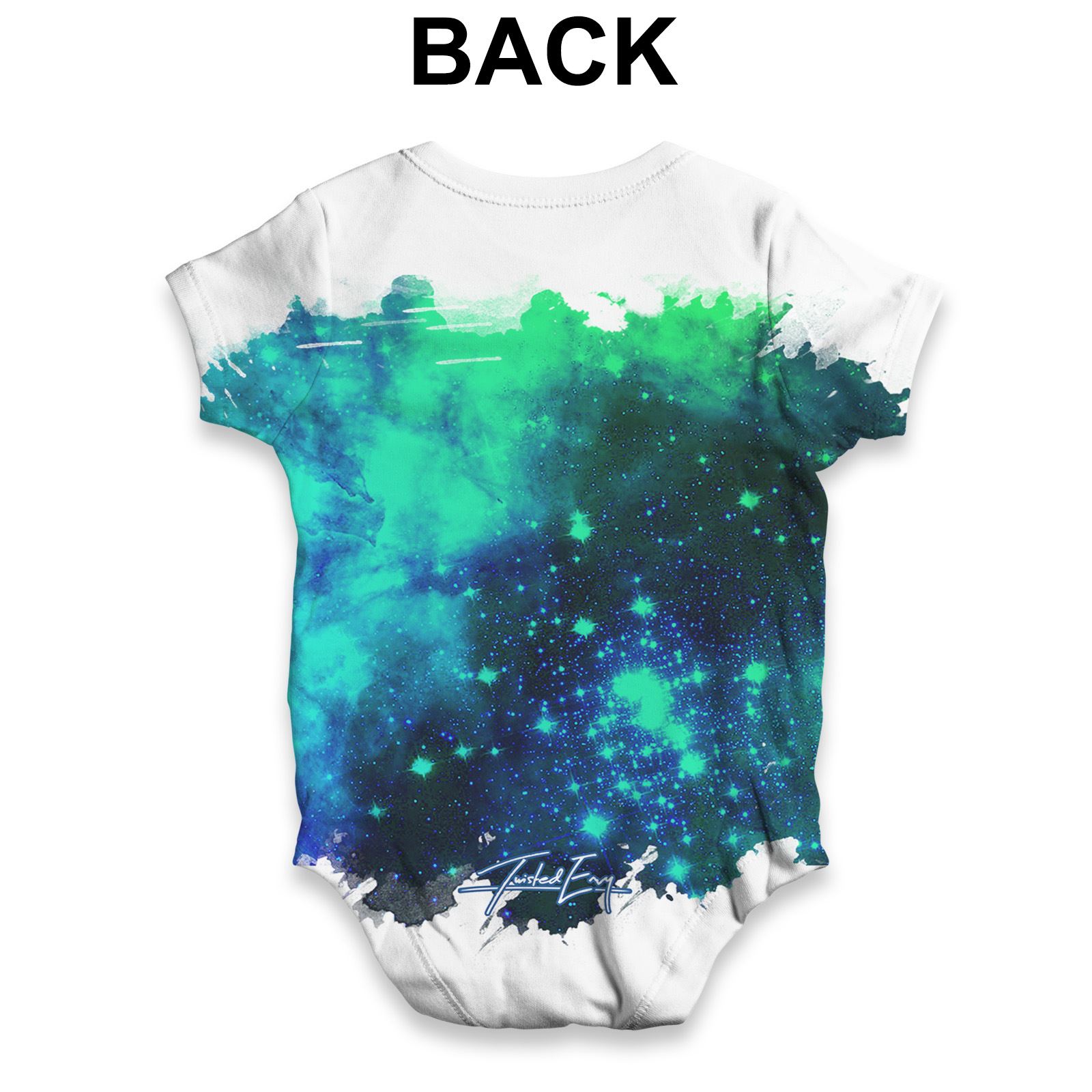 Surfing Pizza Cat In Space Baby Unisex Funny ALL-OVER PRINT Baby Grow Bodysuit