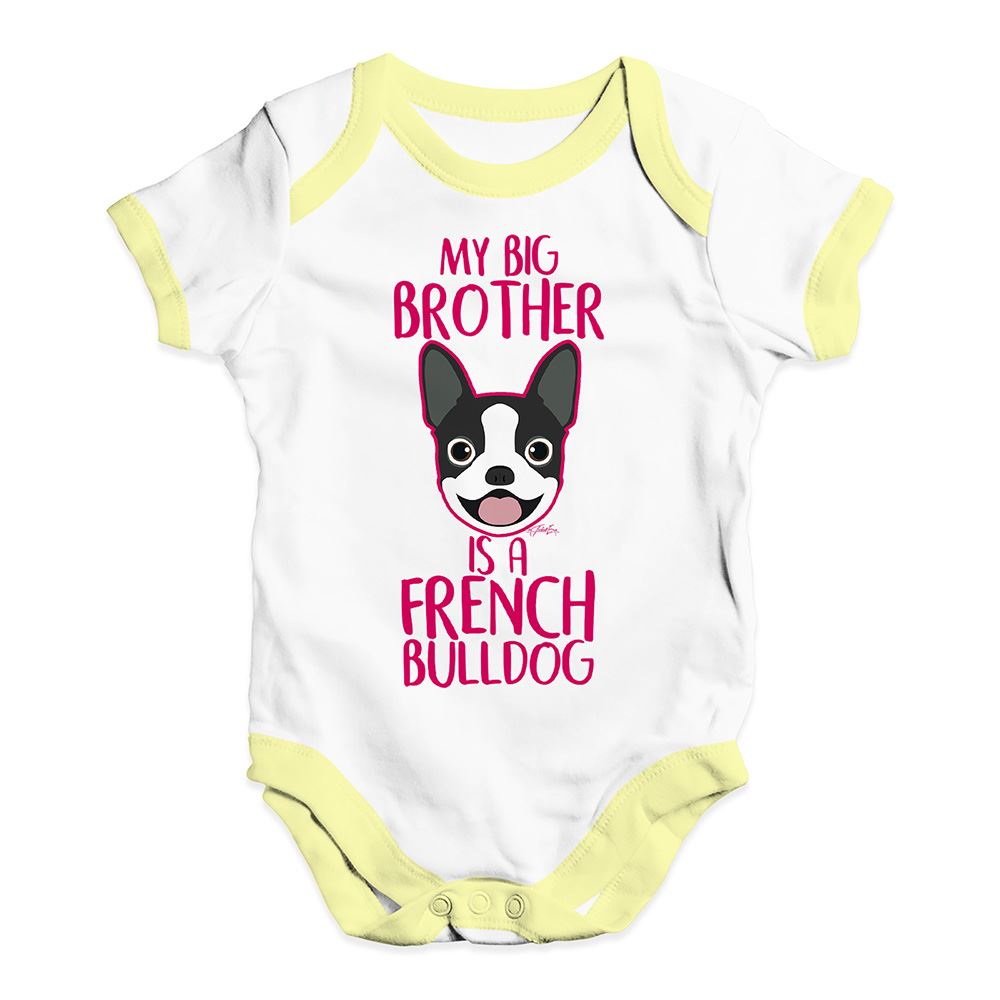 french bulldog baby grow