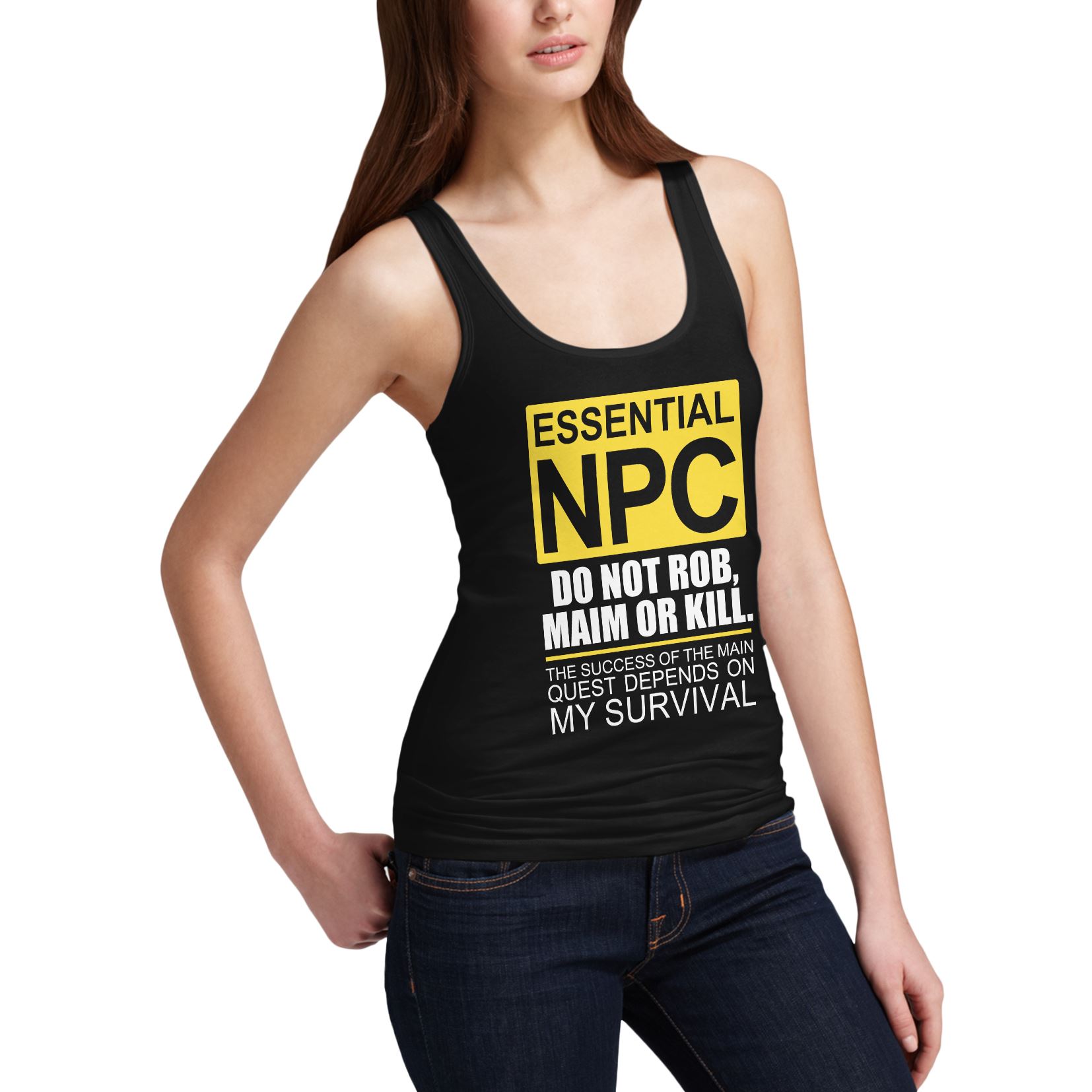 Twisted Envy Women/'s Contra Code Gamers Funny Tank Top