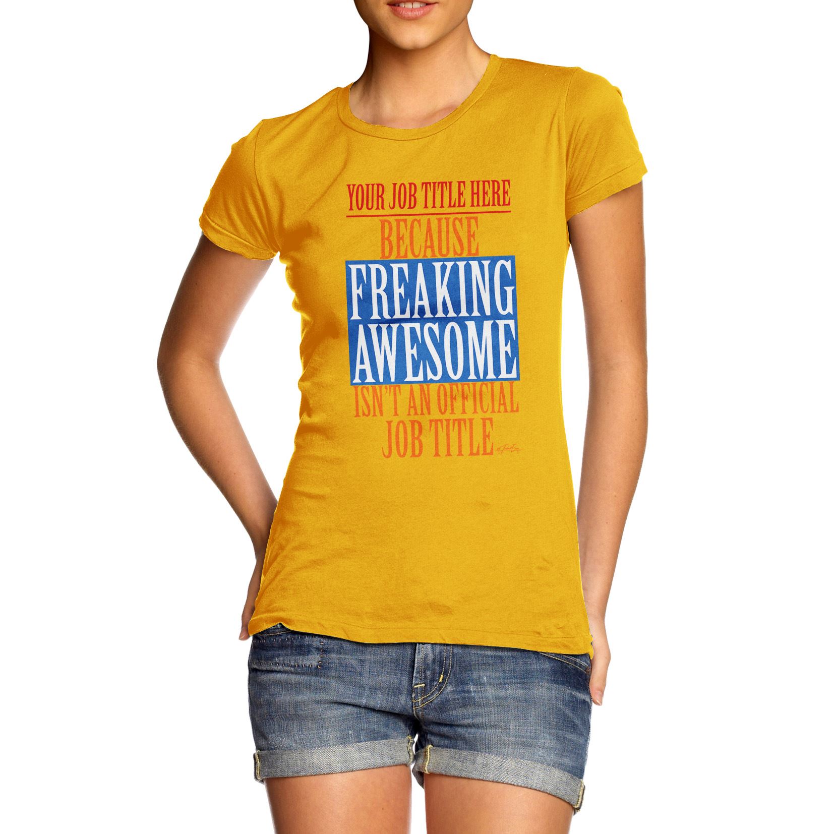 有关以下物品的详细资料: womens freaking awesome isnt an