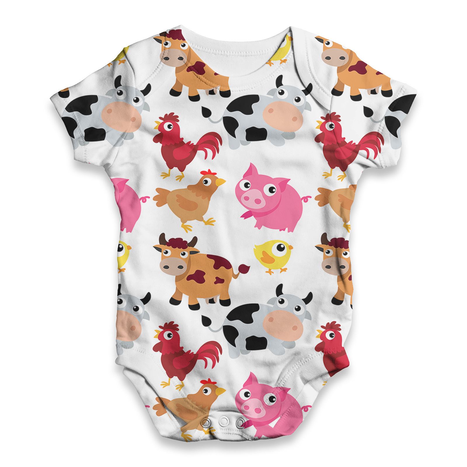 The Bird Family Tree Baby Unisex Funny ALL-OVER PRINT Baby Grow Bodysuit